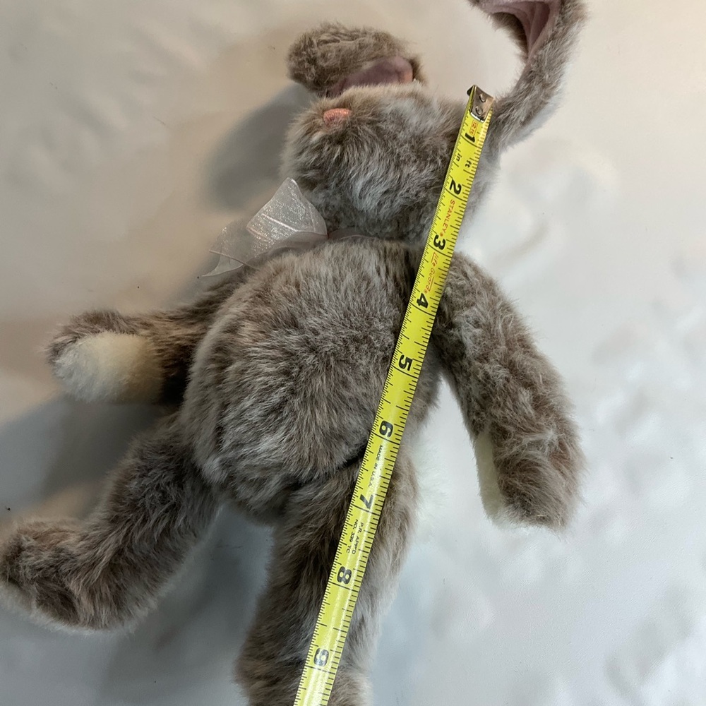 GUND Brown BUNNY RABBIT WIRED EARS "DUSTY" 36025 - Picture 4 of 4